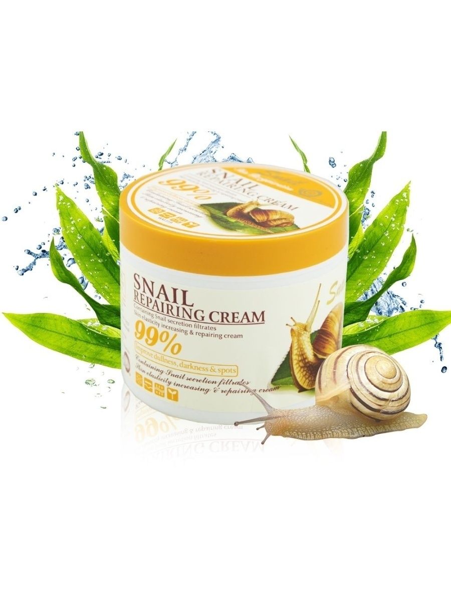 Улитка корейская косметика кострома. Крем с улиткой Snail repairing Cream 99. Крем с муцином улитки Корея Snail. Крем для лица Wokali Snail repairing Cream. Увлажняющий крем для лица Корея с муцином улитки.