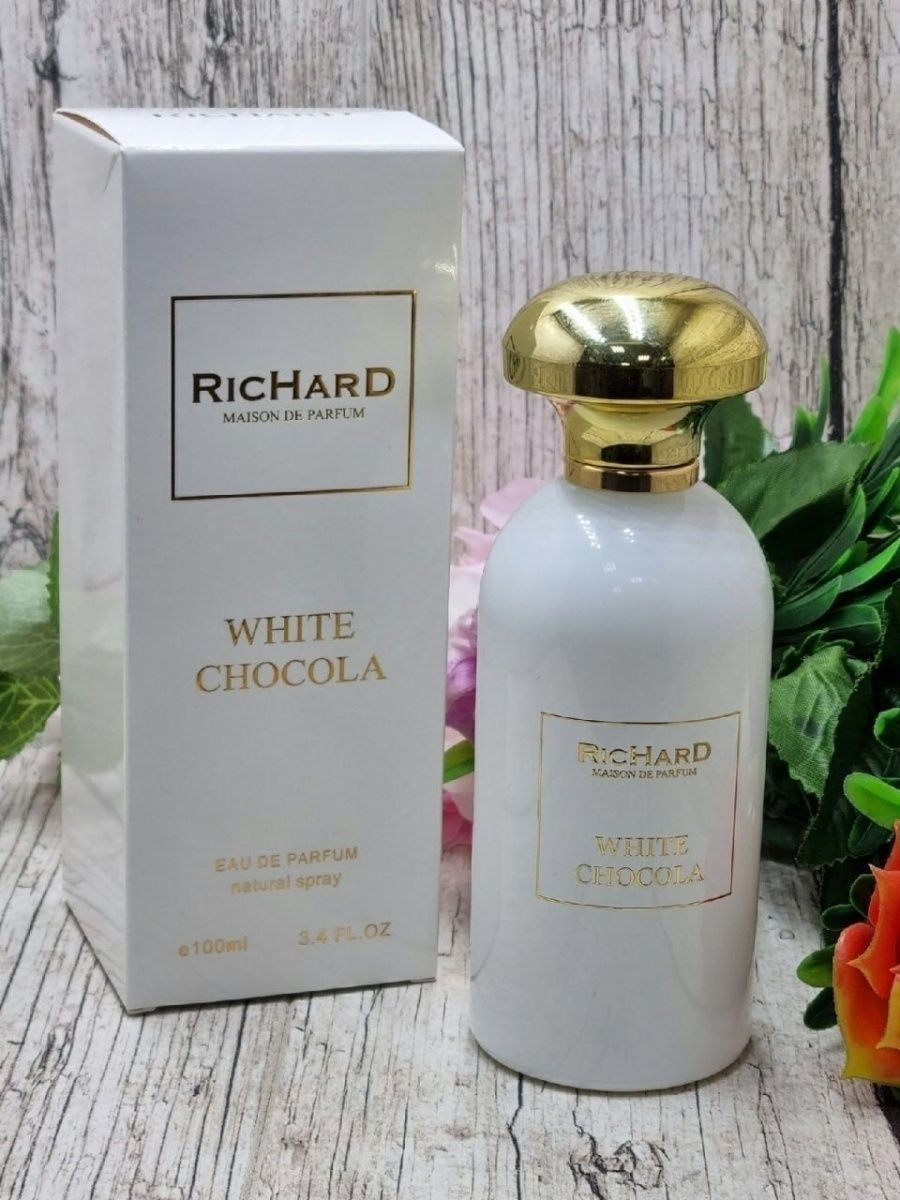 Richard maison de parfum white chocolate. Парфюм Richard White Chocola. Christian Richard White Chocola 100 ml. Ричард белый шоколад духи. Белый шоколад духи Кристиан Ричард.