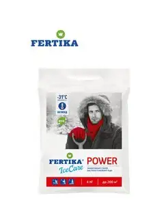 Противогололедный реагент Фертика IceCare POWER 4 кг