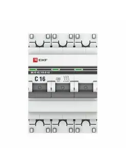 Автоматический выключатель 16А (C) 4,5kA ВА 47-63 PROxima