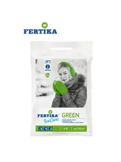 Противогололедный реагент 5 кг Фертика IceCare GREEN