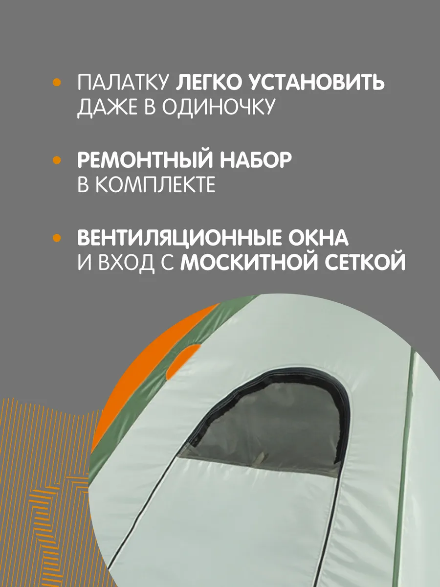 Палатка Dome 3 Outventure Купить