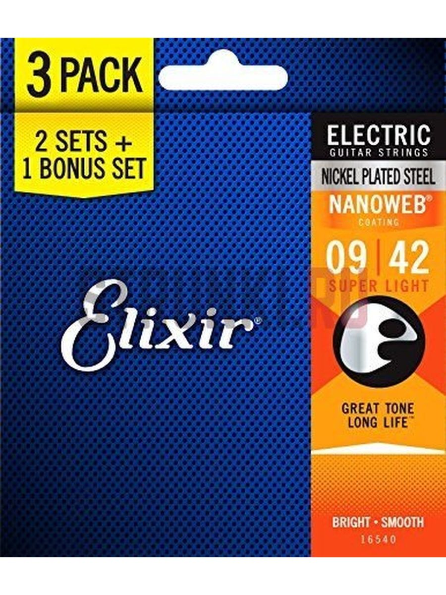 Elixir 12002 струны для электрогитары anti rust nanoweb super light фото 30